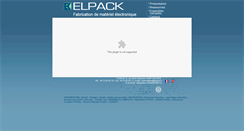 Desktop Screenshot of elpack.fr