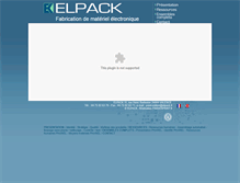 Tablet Screenshot of elpack.fr